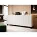 Cama Комод PAFOS 200x42x82 бял мат