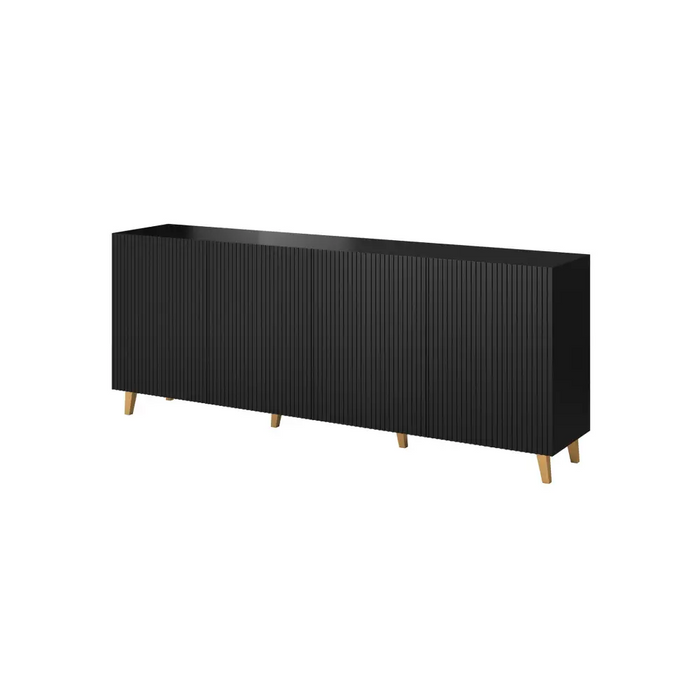 Cama Комод PAFOS 200x42x82 Черен мат
