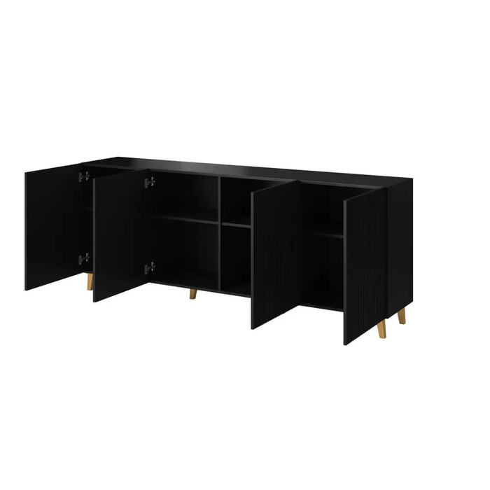 Cama Комод PAFOS 200x42x82 Черен мат