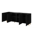 Cama Комод PAFOS 200x42x82 Черен мат