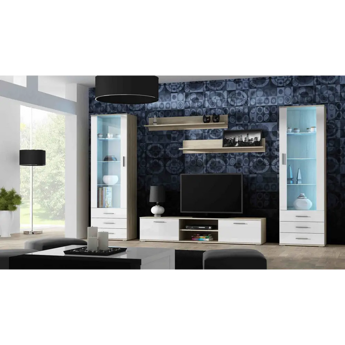 Cama комплект два рафта 125см SOHO дъб сонома мат