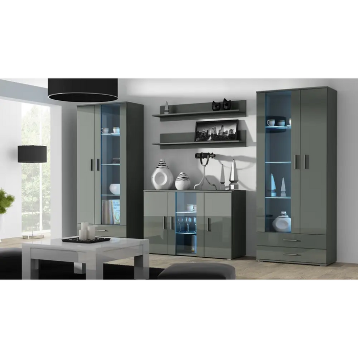 Cama комплект два рафта 125см SOHO сив мат