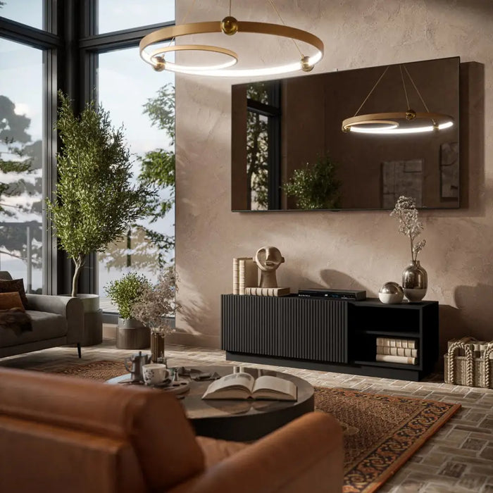Cama LIVERTI ТВ шкаф 150x42x48 черен