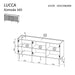 Cama LUCCA 3D скрин 165x40x80 черен