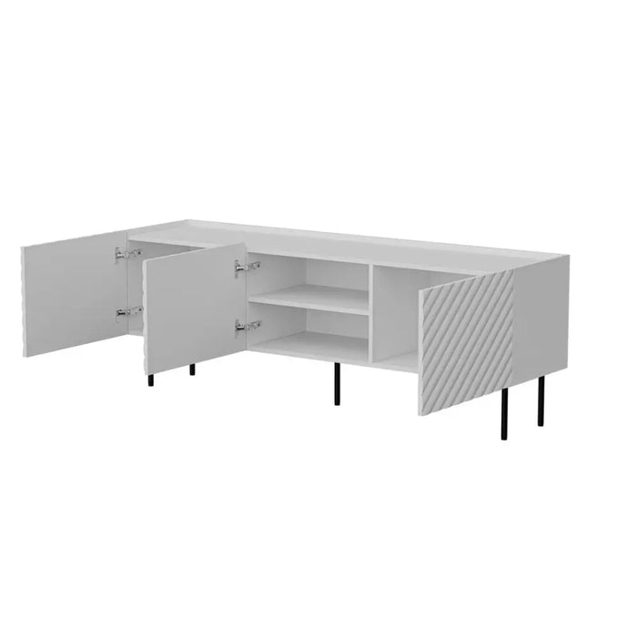 Cama LUCCA 3D ТВ шкаф 165x40x59 бял