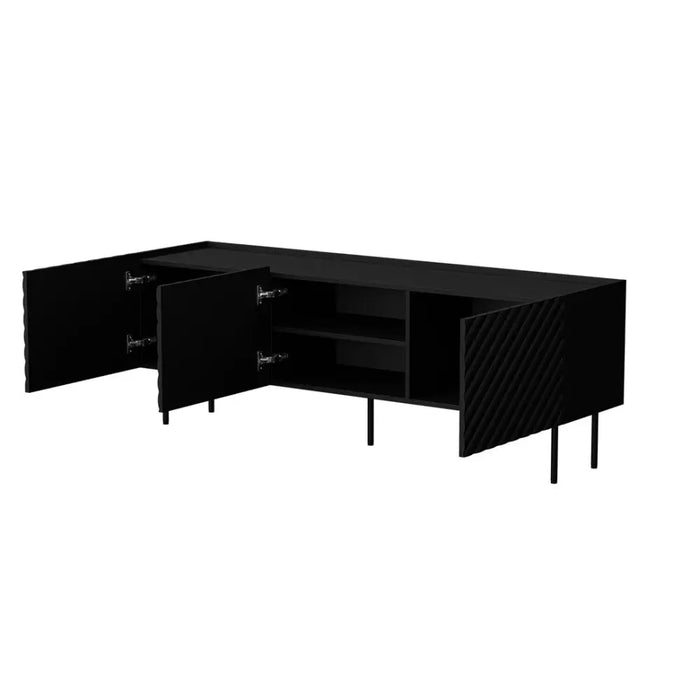 Cama LUCCA 3D ТВ шкаф 165x40x59 черен