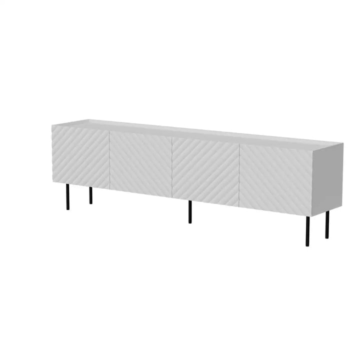 Cama LUCCA 4D ТВ шкаф 200x40x59 бял