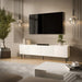 Cama LUCCA 4D ТВ шкаф 200x40x59 бял