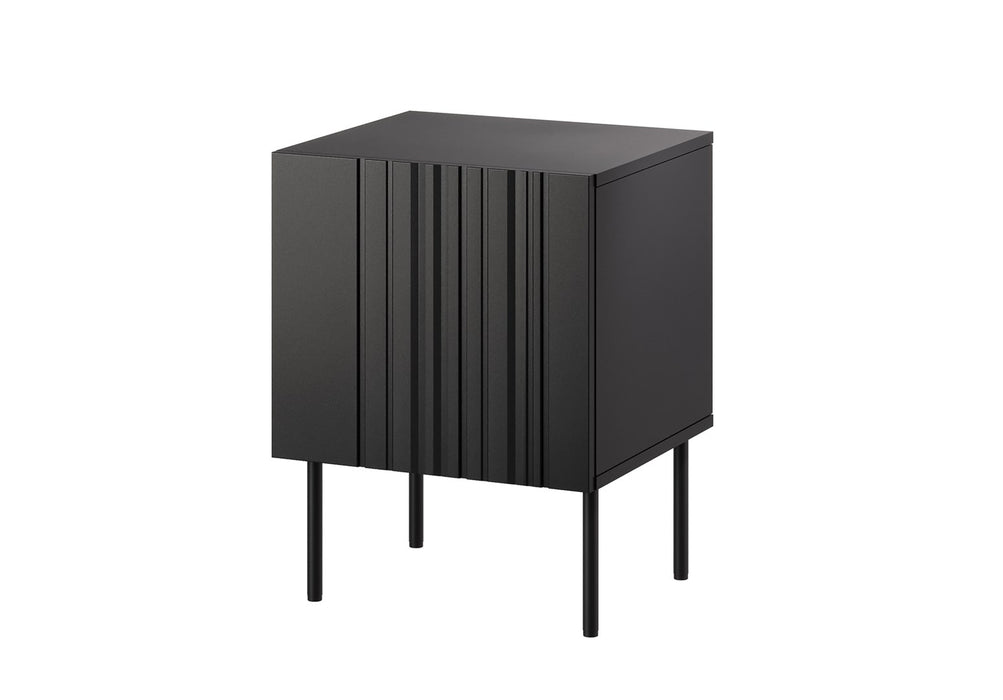 Нощно шкафче Cama 2 бр. ISLA 44,5x40x59 черно матово