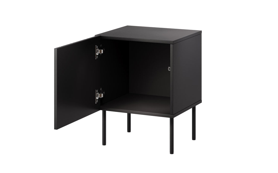 Нощно шкафче Cama 2 бр. ISLA 44,5x40x59 черно матово