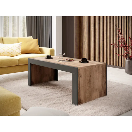 Cama MILA пейка/маса 120x60x50 дъб вотан + антрацит