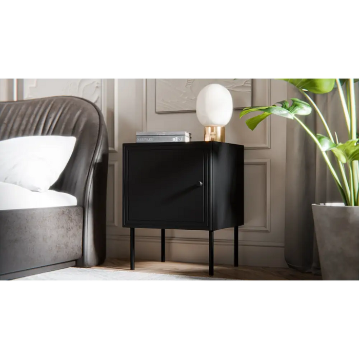 Cama Нощно шкафче 2 бр PALAZZO BIS 45x39xH59 матово черно