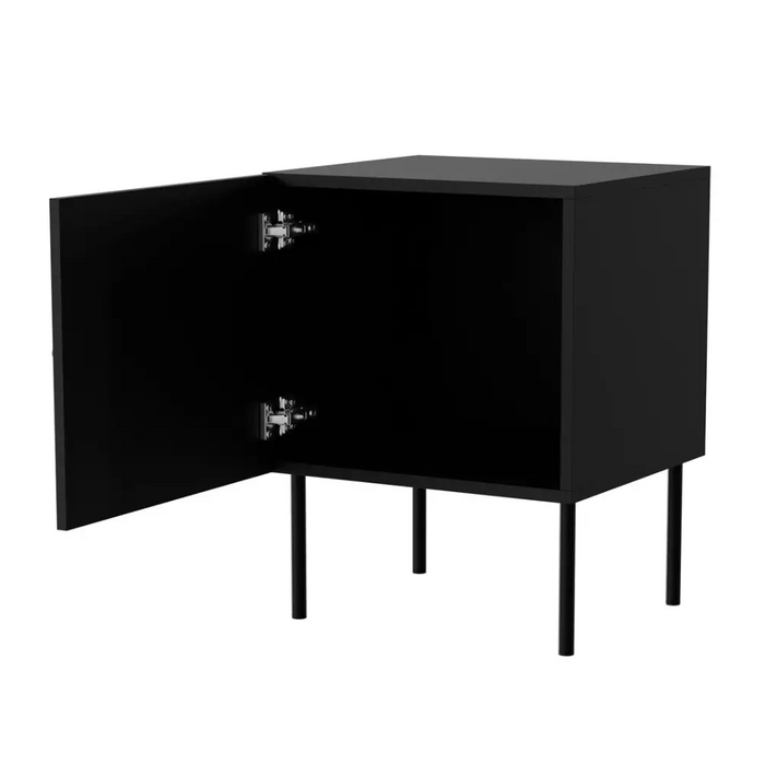 Cama Нощно шкафче 2 бр PALAZZO BIS 45x39xH59 матово черно