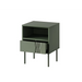 Cama Нощно шкафче 2 бр. TRESSE 44x40x53 зелен мат
