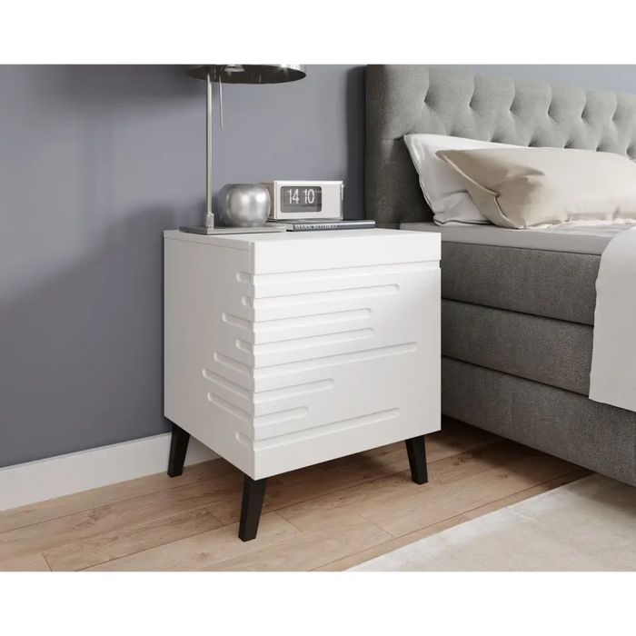 Cama Нощно шкафче NOVA 44x40x52 бял мат
