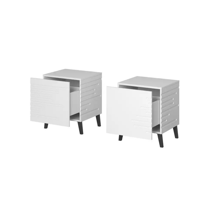 Cama Нощно шкафче NOVA 44x40x52 бял мат