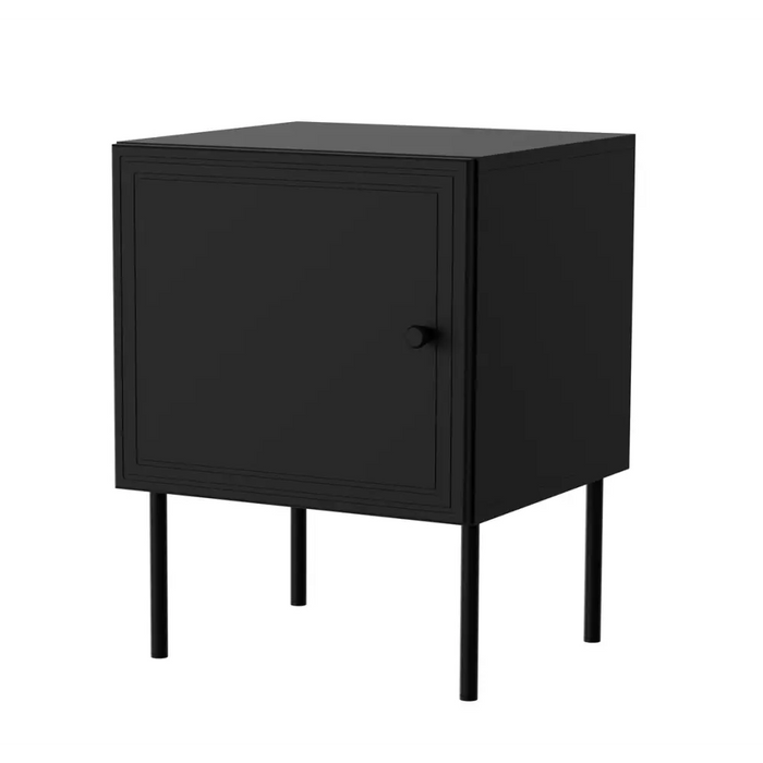 Cama Нощно шкафче 2 бр PALAZZO BIS 45x39xH59 матово черно