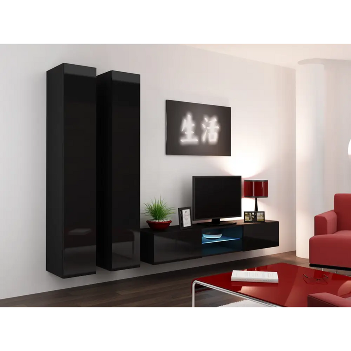 Cama Пълен шкаф VIGO ’180’ 180/40/30 черен/черен гланц