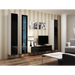 Cama Пълен шкаф VIGO ’180’ 180/40/30 бял/черен гланц