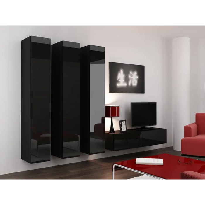 Cama Пълен шкаф VIGO ’180’ 180/40/30 черен/черен гланц