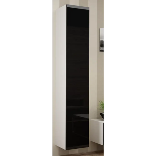 Cama Пълен шкаф VIGO ’180’ 180/40/30 бял/черен гланц