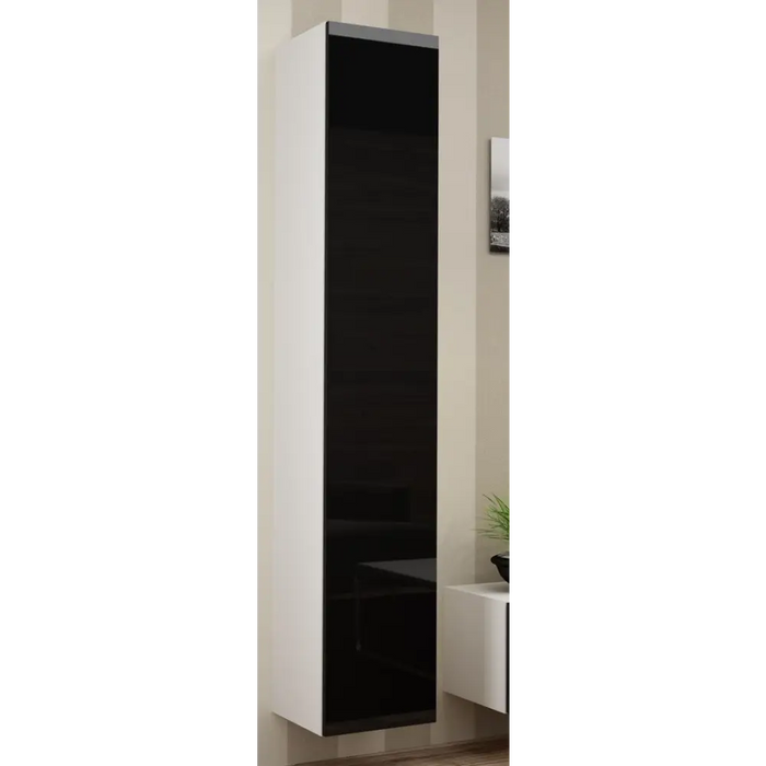 Cama Пълен шкаф VIGO ’180’ 180/40/30 бял/черен гланц