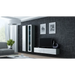 Cama Пълен шкаф VIGO ’180’ 180/40/30 сив/бял гланц