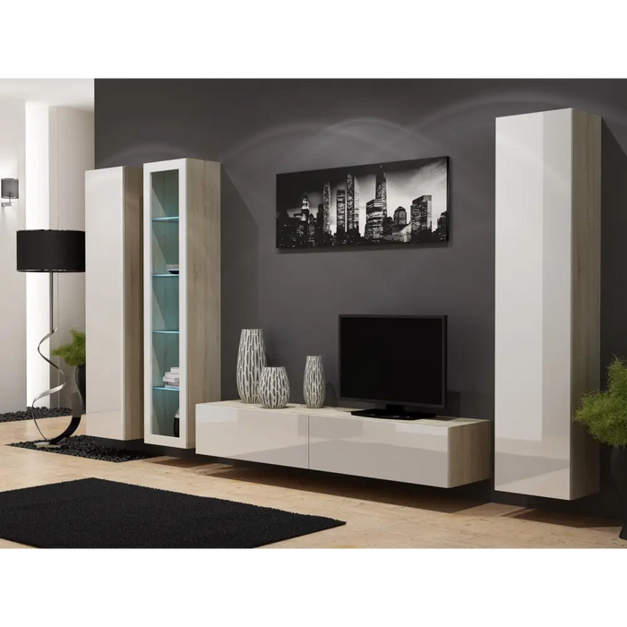 Cama Пълен шкаф VIGO ’180’ 180/40/30 сонома/бял гланц