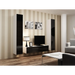 Cama Пълен шкаф VIGO ’180’ 180/40/30 бял/черен гланц
