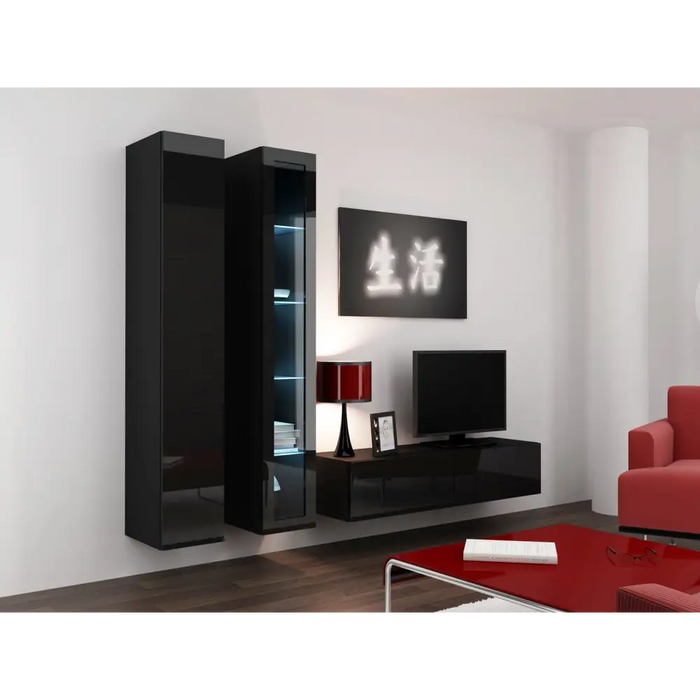 Cama Пълен шкаф VIGO ’180’ 180/40/30 черен/черен гланц