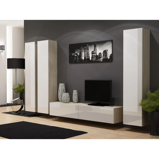 Cama Пълен шкаф VIGO ’180’ 180/40/30 сонома/бял гланц