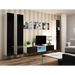 Cama Пълен шкаф VIGO ’180’ 180/40/30 бял/черен гланц