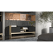 Cama RTV PORTO 2D шкаф 150x38x50 дъб/черен
