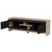 Cama RTV PORTO 2D шкаф 150x38x50 дъб/черен