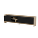 Cama RTV PORTO 3D шкаф 190x38x50 дъб/черен