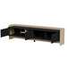 Cama RTV PORTO 3D шкаф 190x38x50 дъб/черен