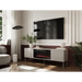 Cama RTV шкаф EF + камина черен TRESSE 180x40x54.5 кашмир