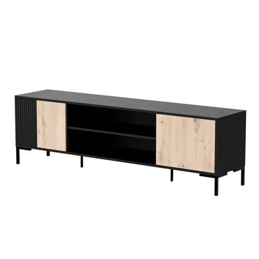 Cama RTV шкаф MERCI RTV шкаф 180 x 40 x 53,5 см черен/дъб