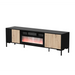Cama RTV Шкаф MERCI 180 x 40 x 53,5 см черен/дъб