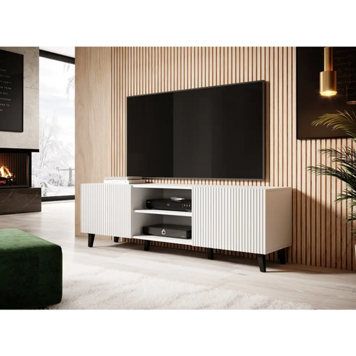 Cama RTV шкаф ПАФОС 150х42х52 бял мат