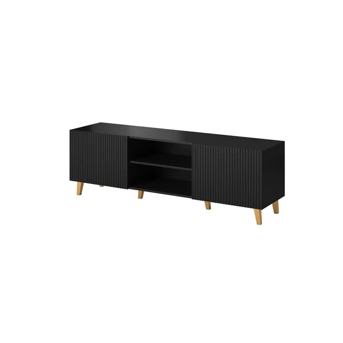 Cama RTV шкаф PAFOS 150x42x52 Черен мат