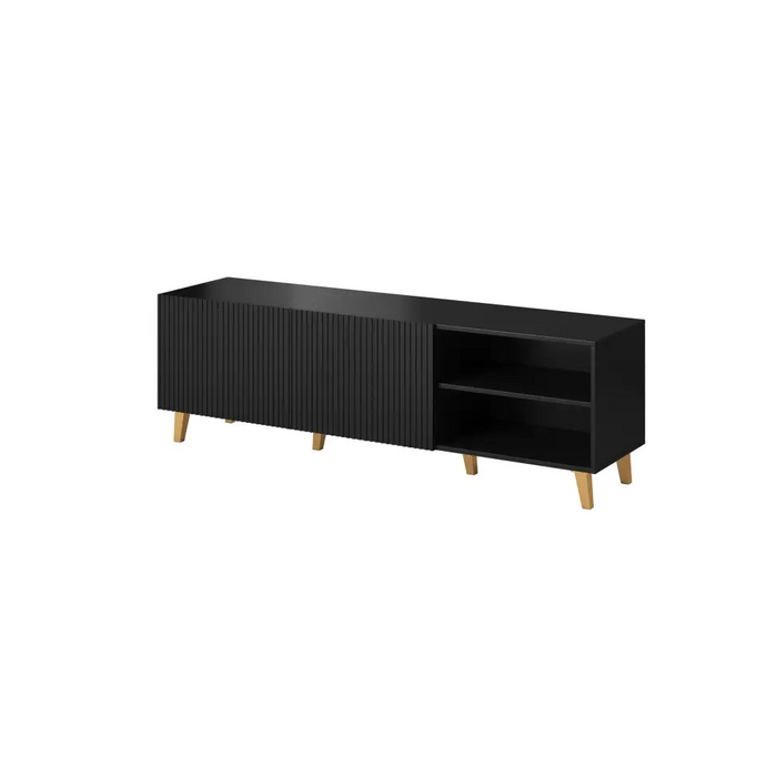 Cama RTV шкаф PAFOS 150x42x52 Черен мат
