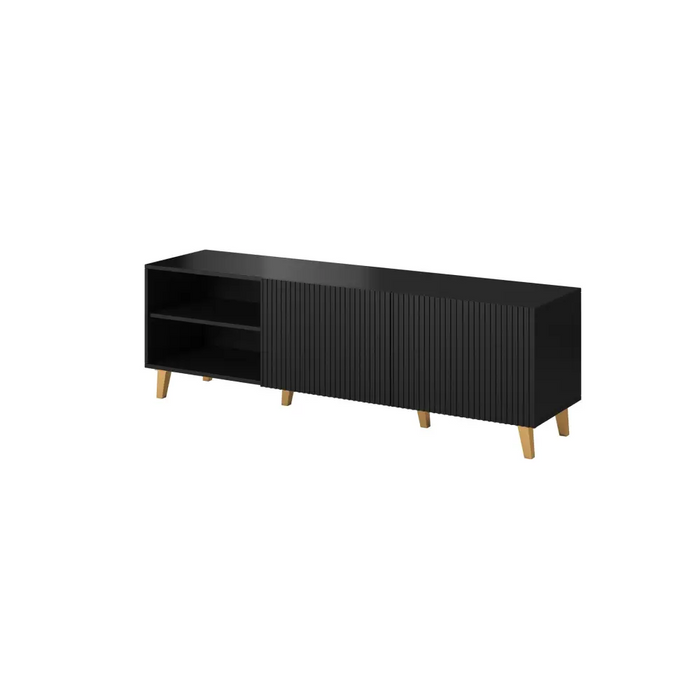 Cama RTV шкаф PAFOS 150x42x52 Черен мат
