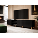 Cama RTV шкаф PAFOS 200x42x52 Черен мат