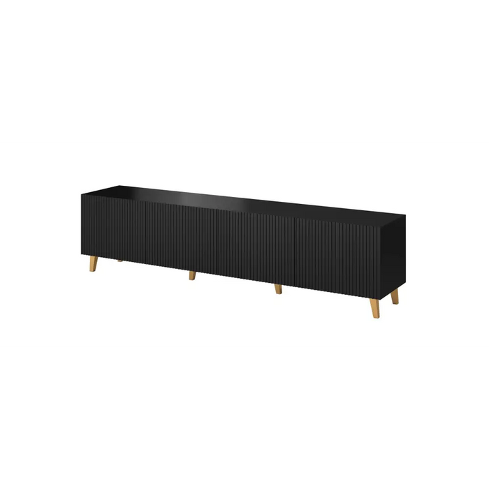 Cama RTV шкаф PAFOS 200x42x52 Черен мат