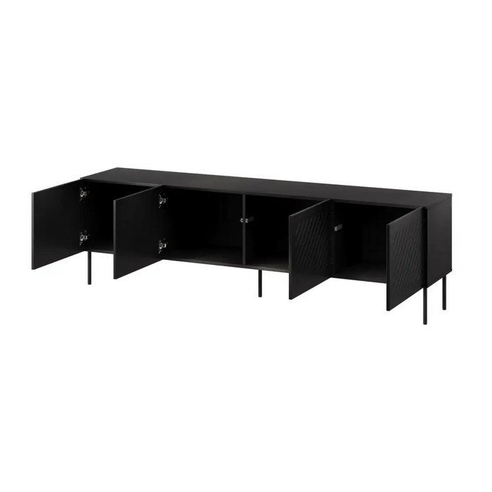 Cama RTV шкаф SIENA 200x40x60 мат черен