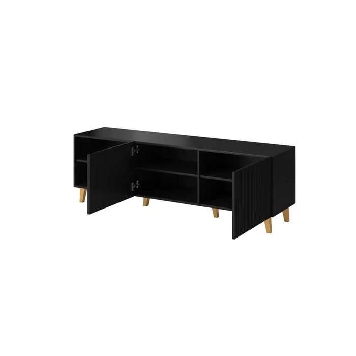 Cama RTV шкаф PAFOS 150x42x52 Черен мат
