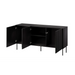 Cama Скрин ISLA 150.5x40x75 черен мат