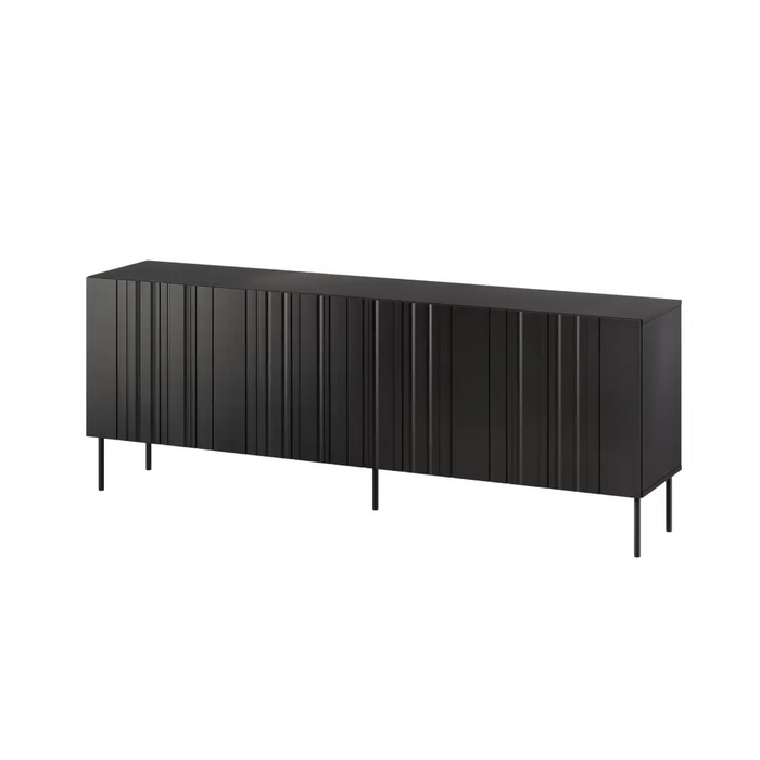 Cama Скрин ISLA 200x40x75 черен мат