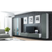 Cama Стъклен корпус VIGO ’180’ 180/40/30 бял/сив гланц